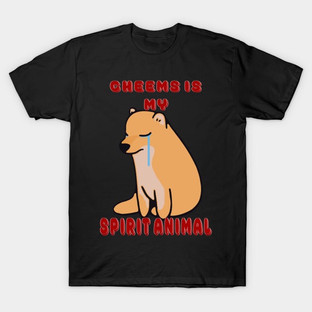 CHEEMS KAWAII SPIRIT ANIMAL CRY'N T-Shirt by GeekCastle